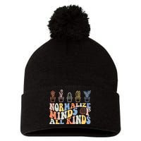 Inclusion Normalize Minds Of All Kinds Autism Awareness Pom Pom 12in Knit Beanie
