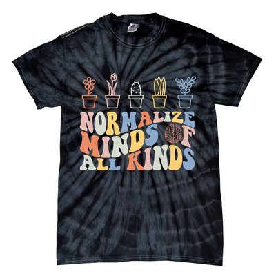Inclusion Normalize Minds Of All Kinds Autism Awareness Tie-Dye T-Shirt