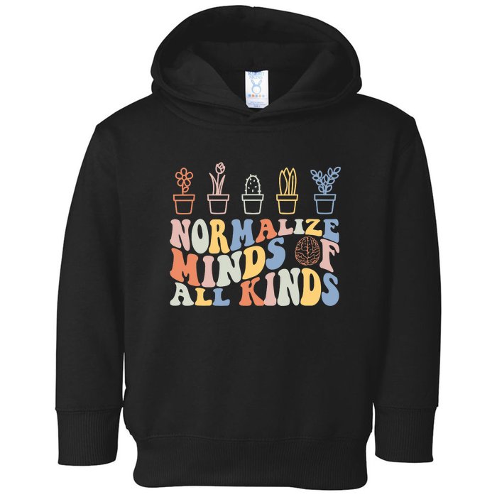 Inclusion Normalize Minds Of All Kinds Autism Awareness Toddler Hoodie