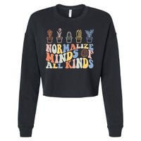 Inclusion Normalize Minds Of All Kinds Autism Awareness Cropped Pullover Crew