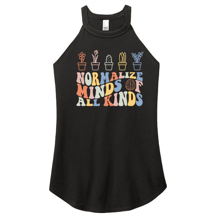 Inclusion Normalize Minds Of All Kinds Autism Awareness Women's Perfect Tri Rocker Tank