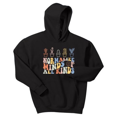 Inclusion Normalize Minds Of All Kinds Autism Awareness Kids Hoodie