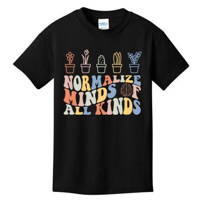 Inclusion Normalize Minds Of All Kinds Autism Awareness Kids T-Shirt