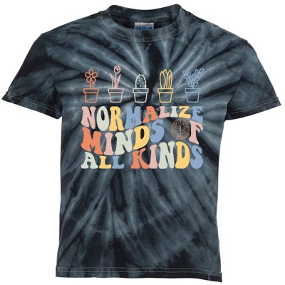 Inclusion Normalize Minds Of All Kinds Autism Awareness Kids Tie-Dye T-Shirt