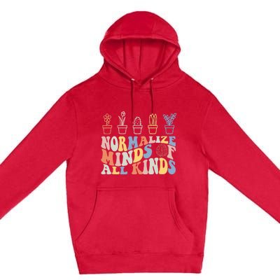 Inclusion Normalize Minds Of All Kinds Autism Awareness Premium Pullover Hoodie