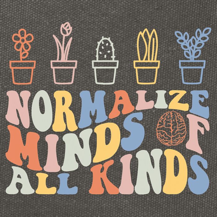 Inclusion Normalize Minds Of All Kinds Autism Awareness Cotton Canvas Backpack
