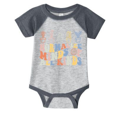 Inclusion Normalize Minds Of All Kinds Autism Awareness Infant Baby Jersey Bodysuit