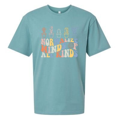 Inclusion Normalize Minds Of All Kinds Autism Awareness Sueded Cloud Jersey T-Shirt