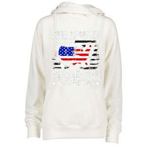 I Need Money To Go Back To 1941 Funny Joe Biden On Back Womens Funnel Neck Pullover Hood