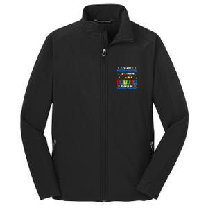 I'm Not Misbehaving I Have Autism Awareness Autistic Core Soft Shell Jacket