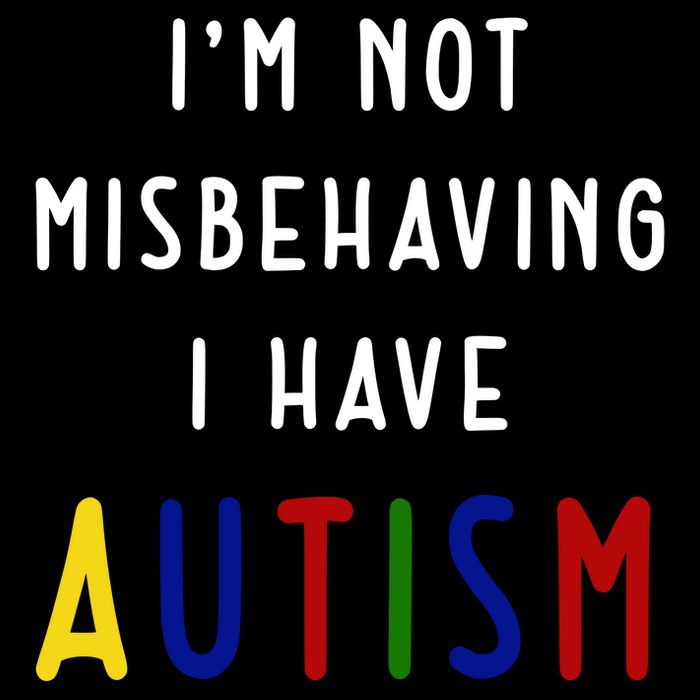 I'm Not Misbehaving I Have Autism Womens T-Shirt