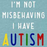I'm Not Misbehaving I Have Autism Sueded Cloud Jersey T-Shirt