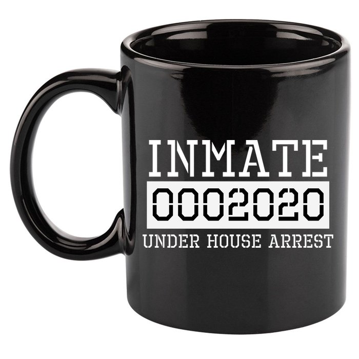 Inmate Under House Arrest Funny Prison Costume 11oz C Handle Ceramic Mug