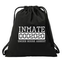 Inmate Under House Arrest Funny Prison Costume Drawstring Bag