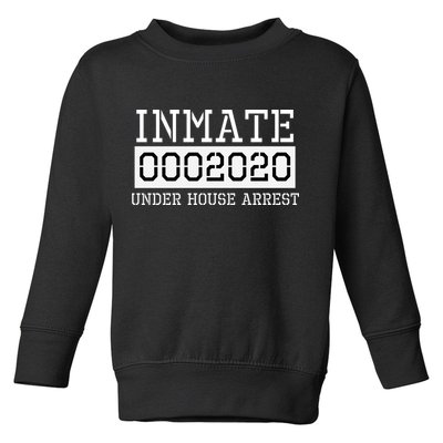 Inmate Under House Arrest Funny Prison Costume Toddler Sweatshirt