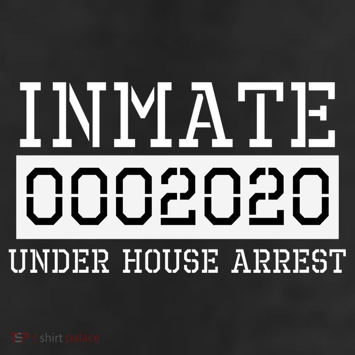 Inmate Under House Arrest Funny Prison Costume Trucker Hat