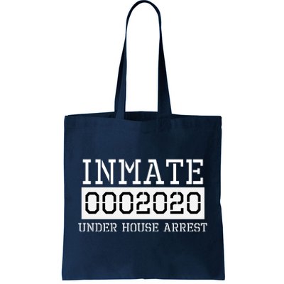 Inmate Under House Arrest Funny Prison Costume Tote Bag