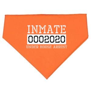 Inmate Under House Arrest Funny Prison Costume USA-Made Doggie Bandana