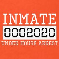 Inmate Under House Arrest Funny Prison Costume Long Sleeve Shirt