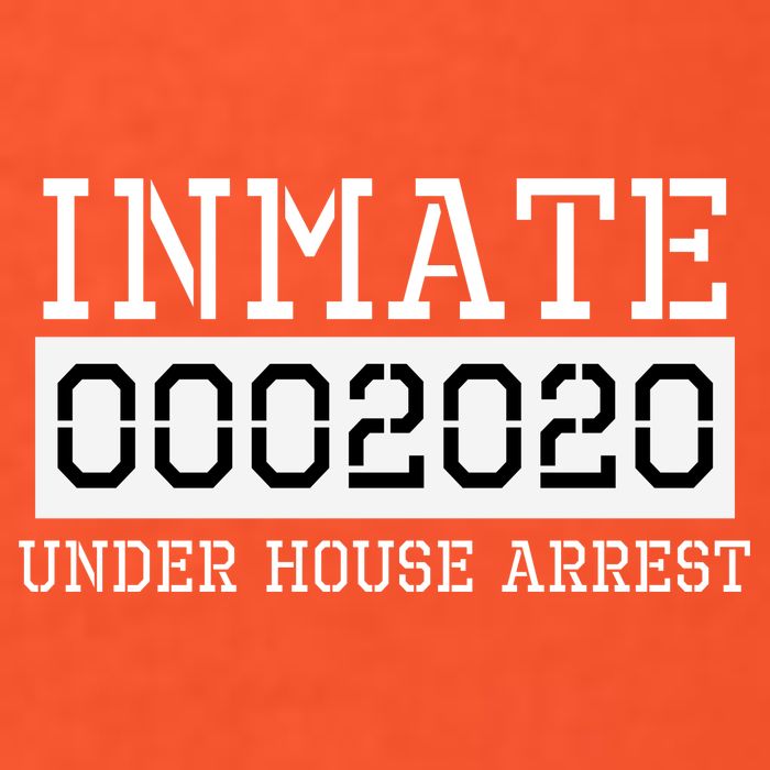 Inmate Under House Arrest Funny Prison Costume Long Sleeve Shirt