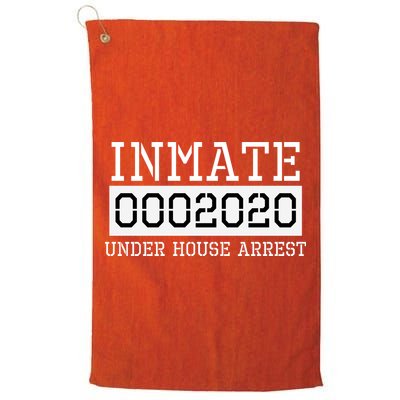 Inmate Under House Arrest Funny Prison Costume Golf Towel