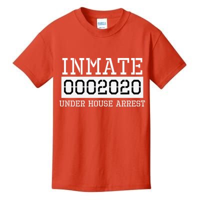 Inmate Under House Arrest Funny Prison Costume Kids T-Shirt