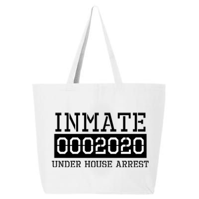 Inmate Under House Arrest Funny Prison Costume 25L Jumbo Tote