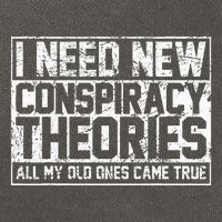 I Need New Conspiracy Theories Because My Old Ones Came True Cotton Canvas Backpack
