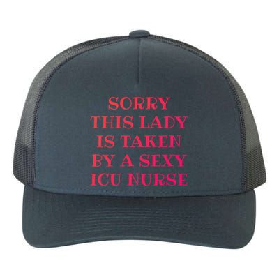 Icu Nurse Nursing Rn Valentines Day Gift Yupoong Adult 5-Panel Trucker Hat