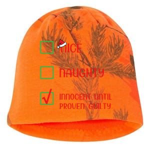 Innocent Naughty Nice Innocent Until Proven Guilty Gift Kati - Camo Knit Beanie