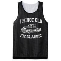 I'm Not Old I'm Classic Birthday Dad Retro Truck Graphic Mesh Reversible Basketball Jersey Tank