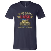 IM Not Old IM A Classic Made In 1949 Vintage 75th Birthday V-Neck T-Shirt