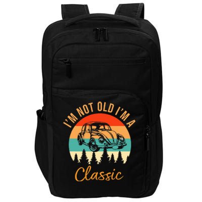 IM Not Old IM Classic Car Retro Impact Tech Backpack