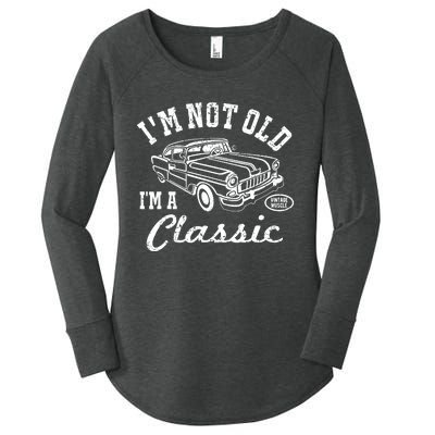 I'm Not Old I'm Classic Funny Graphic Car-s & Wo Women's Perfect Tri Tunic Long Sleeve Shirt