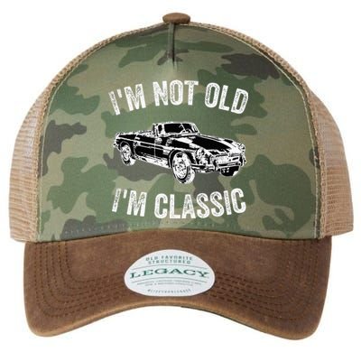 I'm not old I'm classic Vintage Classic car lover Legacy Tie Dye Trucker Hat