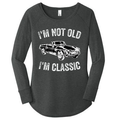 I'm not old I'm classic Vintage Classic car lover Women's Perfect Tri Tunic Long Sleeve Shirt