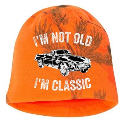 I'm not old I'm classic Vintage Classic car lover Kati - Camo Knit Beanie