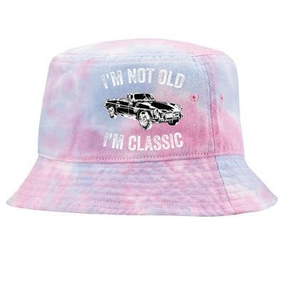 I'm not old I'm classic Vintage Classic car lover Tie-Dyed Bucket Hat