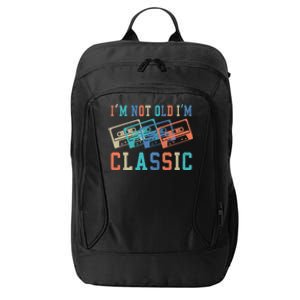 I'm Not Old Im Classic Grandpa Dad Birthday Gifts Rock Music City Backpack