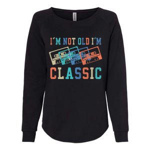 I'm Not Old Im Classic Grandpa Dad Birthday Gifts Rock Music Womens California Wash Sweatshirt