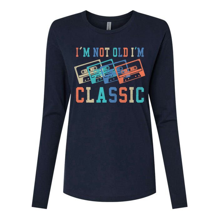 I'm Not Old Im Classic Grandpa Dad Birthday Gifts Rock Music Womens Cotton Relaxed Long Sleeve T-Shirt