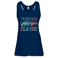 I'm Not Old Im Classic Grandpa Dad Birthday Gifts Rock Music Ladies Essential Flowy Tank