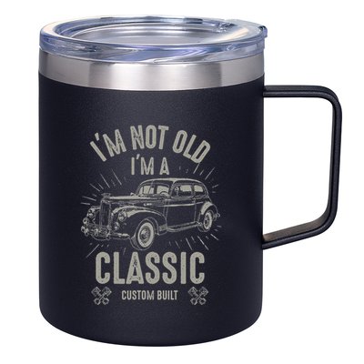 I'm Not Old I'm Classic Funny Car Quote Retro Vintage Car 12oz Stainless Steel Coffee Mug