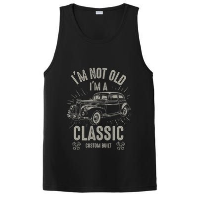 I'm Not Old I'm Classic Funny Car Quote Retro Vintage Car PosiCharge Competitor Tank
