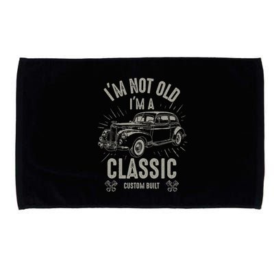 I'm Not Old I'm Classic Funny Car Quote Retro Vintage Car Microfiber Hand Towel