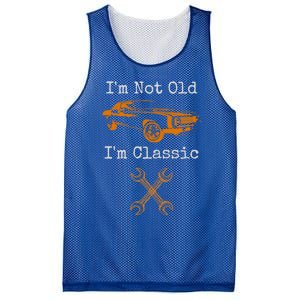 Im Not Old Im Classic Cool Car Graphic Retired Dad Grandpa Cool Gift Mesh Reversible Basketball Jersey Tank