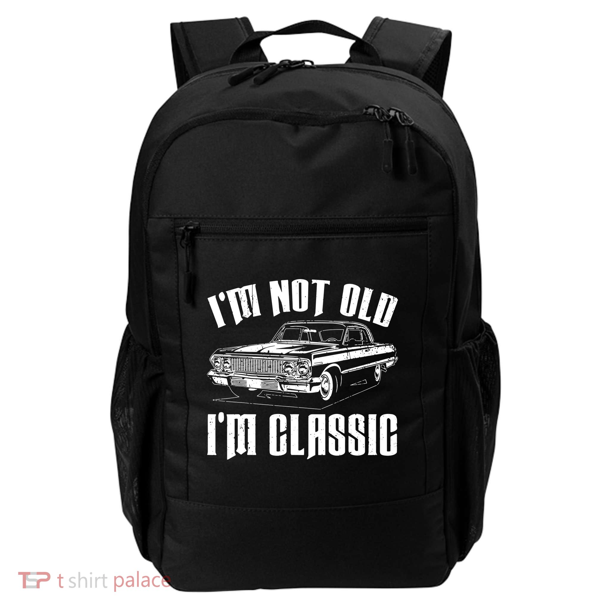 I'm Not Old I'm Classic Funny Car Quote Retro Vintage Car Backpack