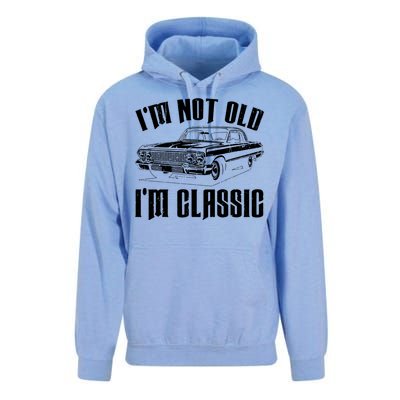 I'm Not Old I'm Classic Funny Car Quote Retro Vintage Car Unisex Surf Hoodie