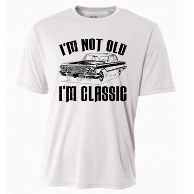 I'm Not Old I'm Classic Funny Car Quote Retro Vintage Car Cooling Performance Crew T-Shirt