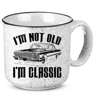 I'm Not Old I'm Classic Funny Car Quote Retro Vintage Car 15oz Campfire Ceramic Mug